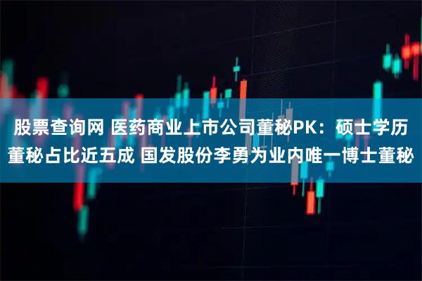 股票查询网 医药商业上市公司董秘PK：硕士学历董秘占比近五成 国发股份李勇为业内唯一博士董秘